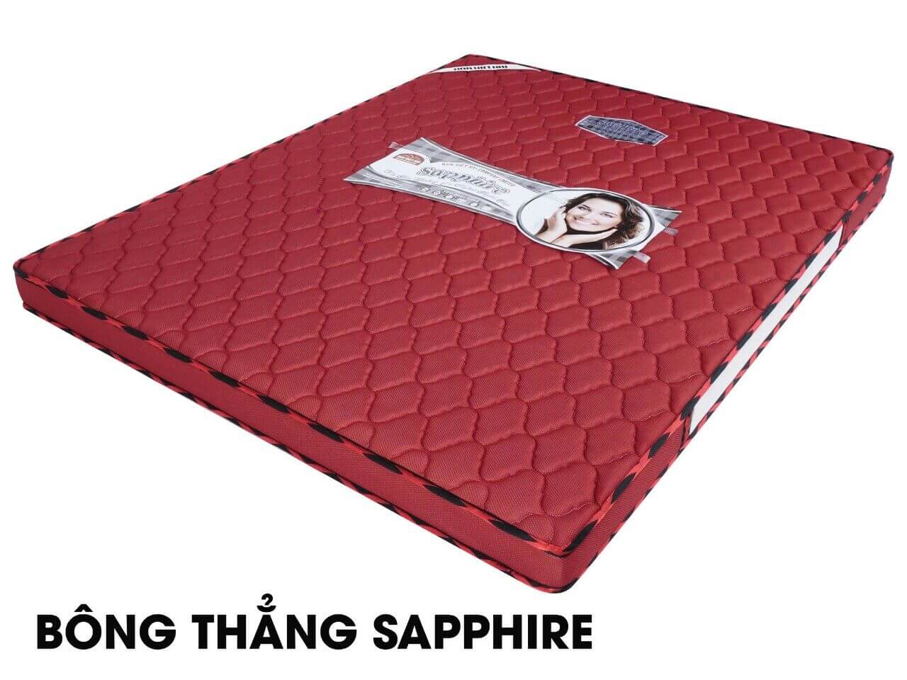 Nệm bông ép Sapphire vải gấm 3D Hàn Việt Hải