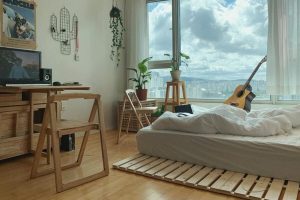 chiếc rèm cửa nhẹ nhàng