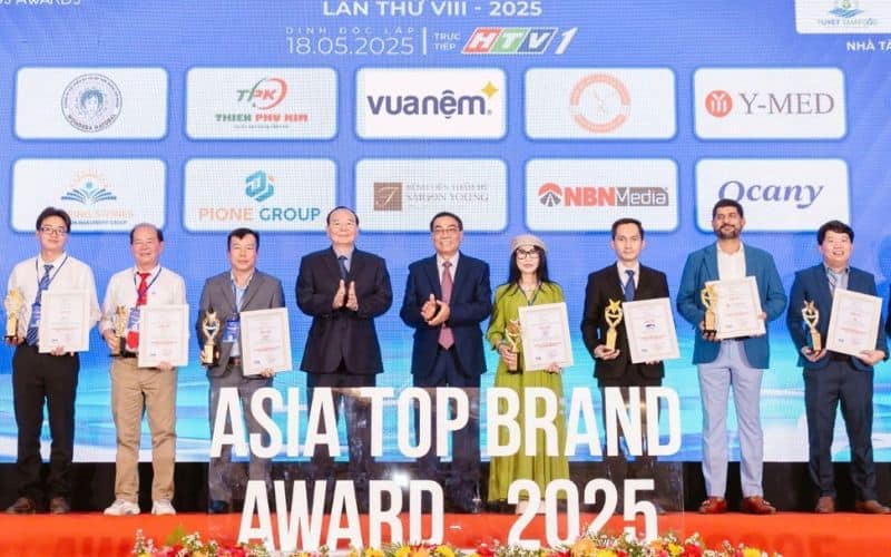 Vua Nệm được vinh danh trong “Top 10 Thương hiệu Tín nhiệm Hàng đầu Châu Á 2025”