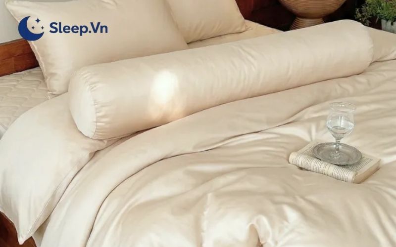 Nên chọn ga giường màu gì? Gợi ý 5 mẫu chăn ga đẹp, đáng mua 6 Bộ ga phủ + chăn chần Amando Wellness Tencel Luxe