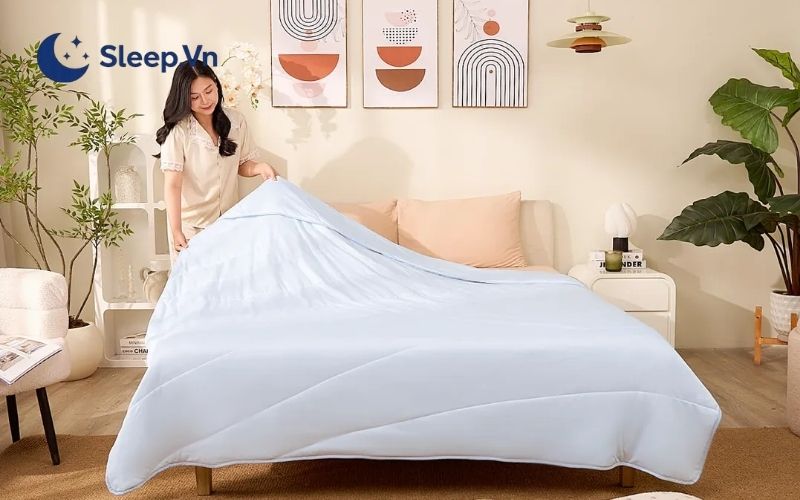 Chăn băng tuyết Amando Ice Silk mỏng nhẹ, giải nhiệt mùa hè