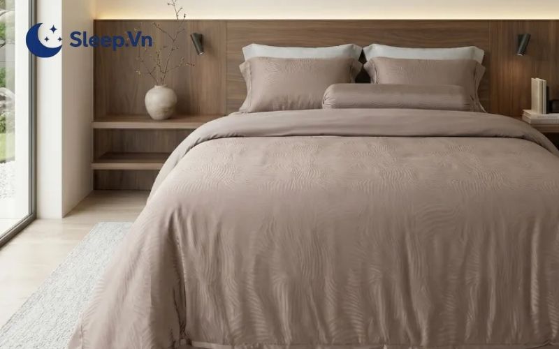Chọn màu chăn ga gối đệm theo phong thủy cho giấc ngủ ngon 4 Mệnh Thổ tương hợp với các gam màu vàng đất, nâu, cam đất