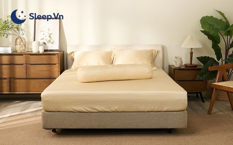 Bộ chăn ga lụa tencel cao cấp Amando Lagom