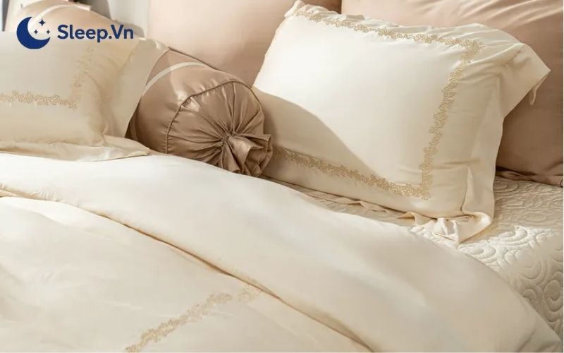 Chăn ga gối đệm cưới nên chọn màu gì? 4 màu sắc phù hợp 7 Chất liệu tencel và cotton được nhiều cặp đôi lựa chọn