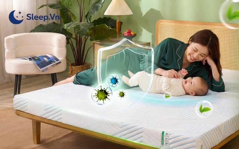 Bảng thời gian ngủ của trẻ theo từng độ tuổi - Mẹo giúp trẻ ngủ ngon 4 Lựa chọn gối nệm phù hợp với trẻ