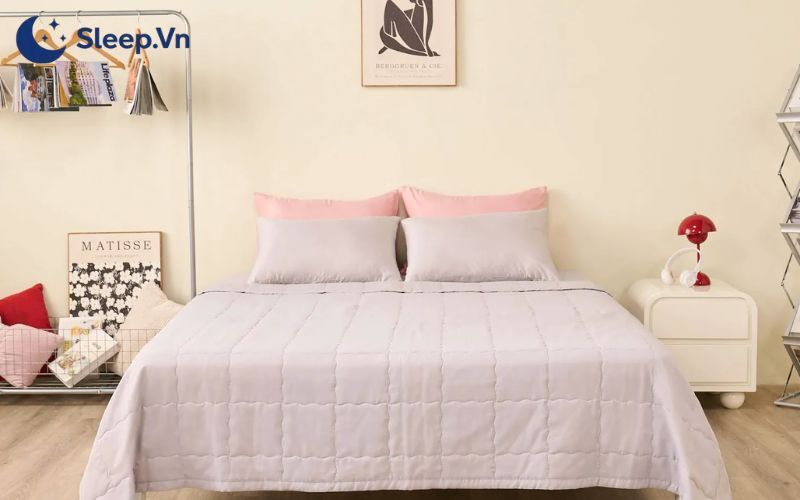 Gợi ý chọn mền mỏng mùa hè thoáng mát cho giấc ngủ dễ chịu 6 Chăn Tencel cao cấp Goodnight AirSilk