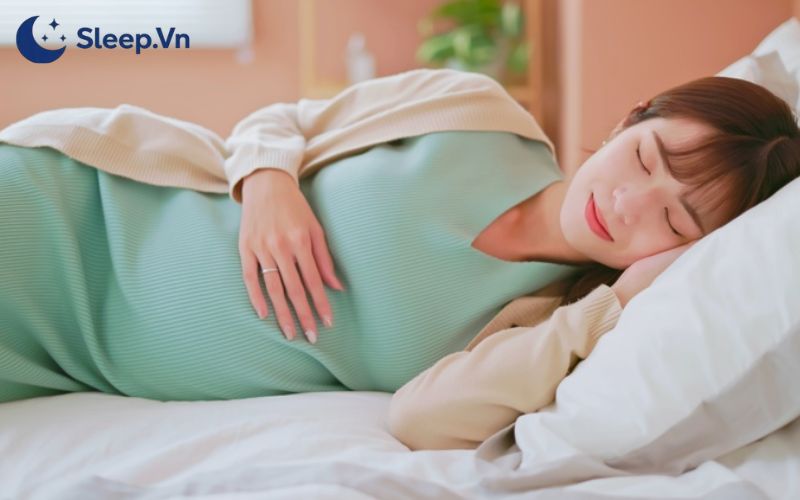 Mẹ bầu mất ngủ 3 tháng giữa có sao không? Cách khắc phục 6 Điều chỉnh tư thế ngủ phù hợp