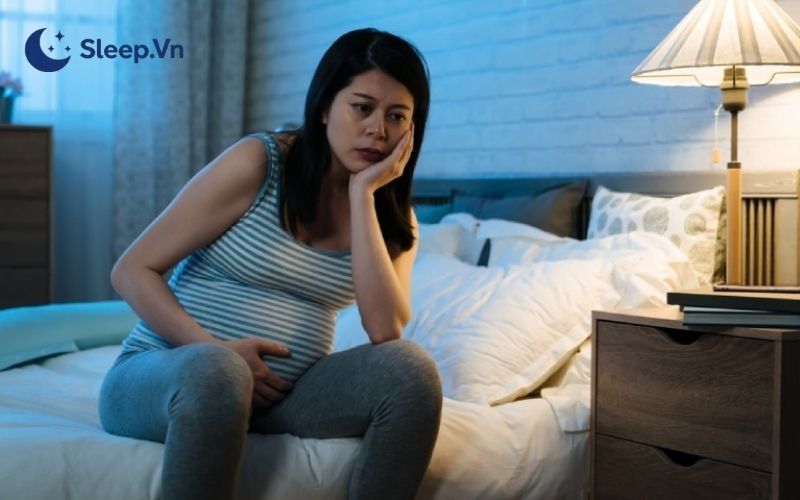 Mẹ bầu mất ngủ 3 tháng cuối: Nguyên nhân và cách cải thiện 3 Nguyên nhân khiến mẹ bầu bị mất ngủ trong 3 tháng cuối thai kỳ