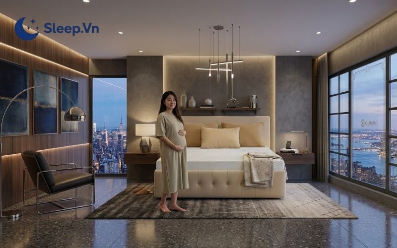 Lựa chọn tư thế ngủ tốt cho bà bầu 3 tháng đầu để có giấc ngủ chất lượng hơn